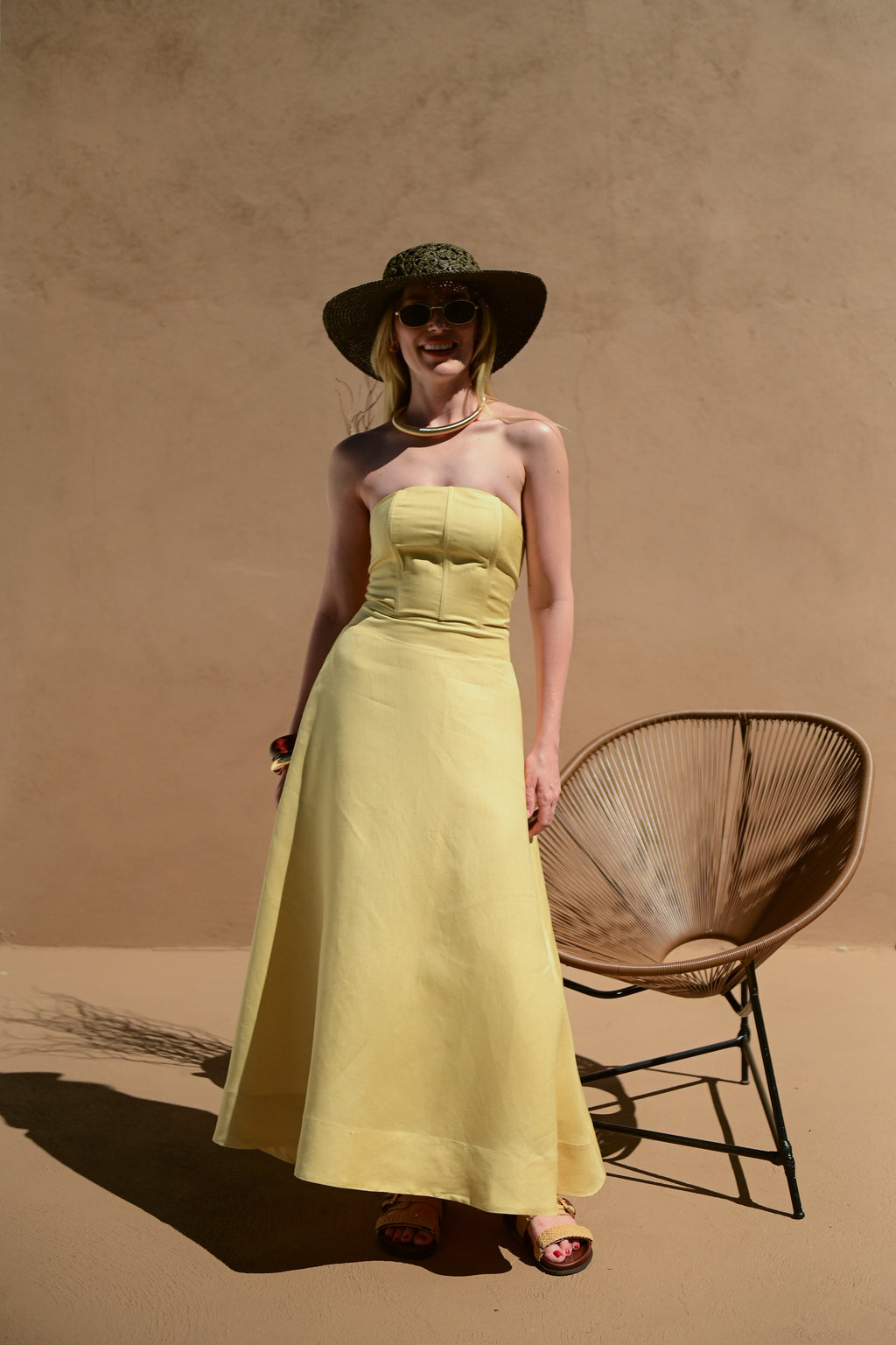 VESTIDO CRETA GOLD