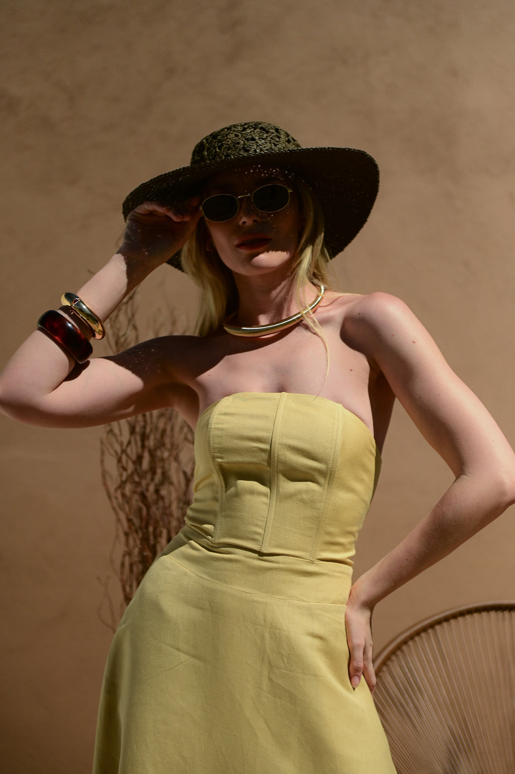 VESTIDO CRETA GOLD