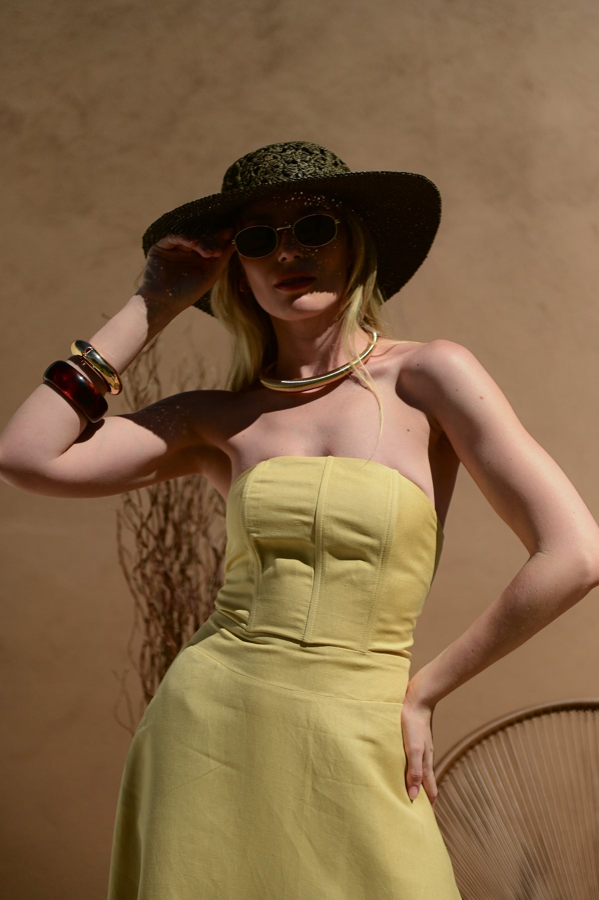 VESTIDO CRETA GOLD