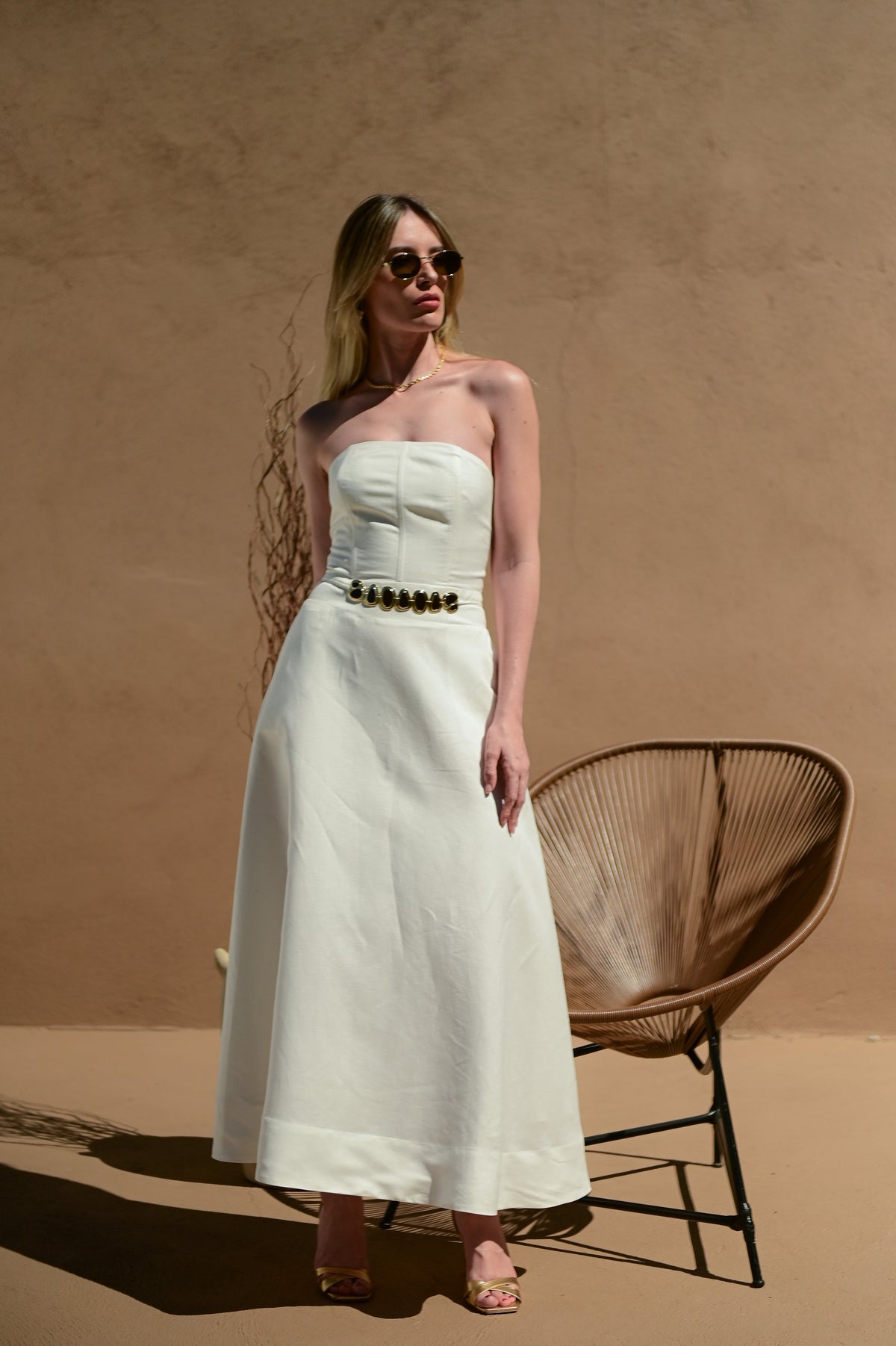 VESTIDO CRETA OFFWHITE