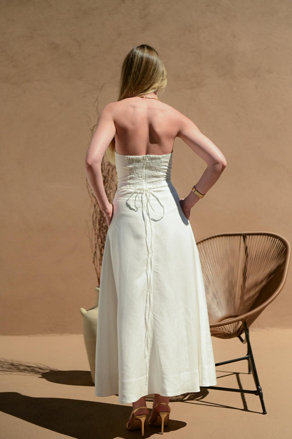 VESTIDO CRETA OFFWHITE