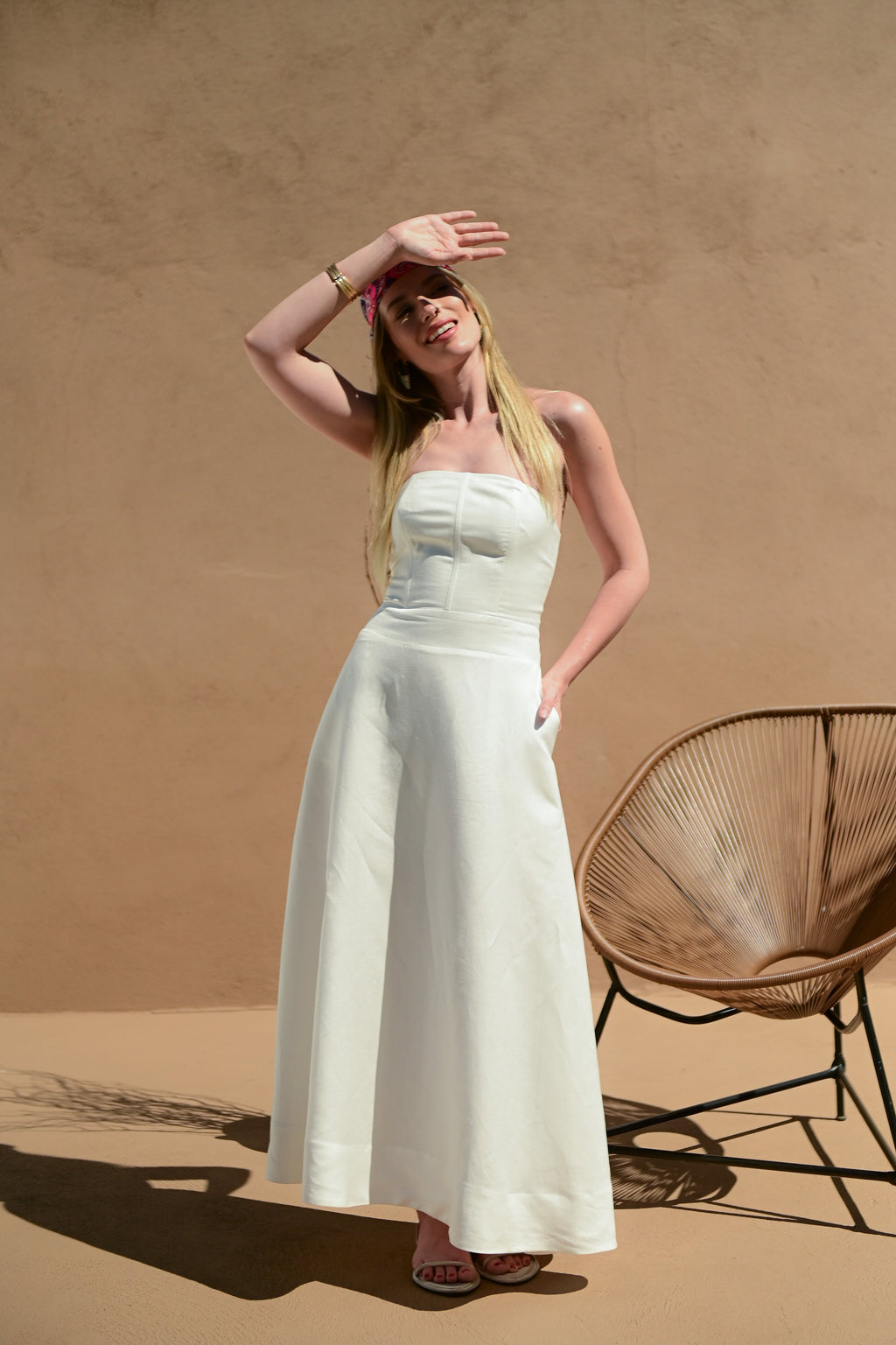 VESTIDO CRETA OFFWHITE