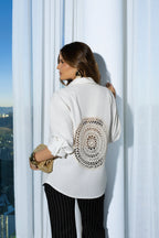 CAMISA RIVIERA MANDALA OFFWHITE