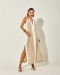 VESTIDO MYKONOS BICOLOR
