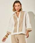 CAMISA MYKONOS BICOLOR