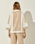 CAMISA MYKONOS BICOLOR