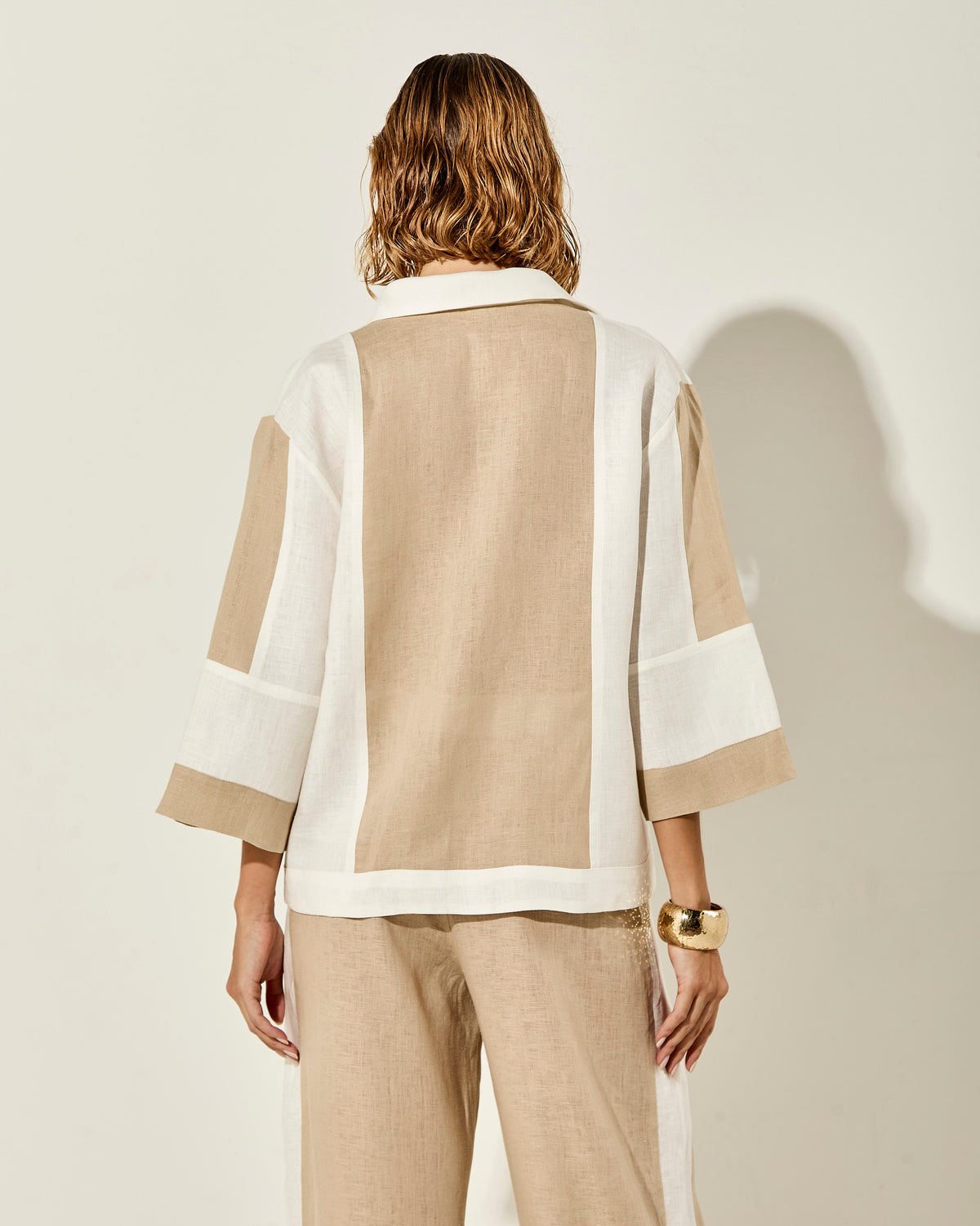 CAMISA MYKONOS BICOLOR