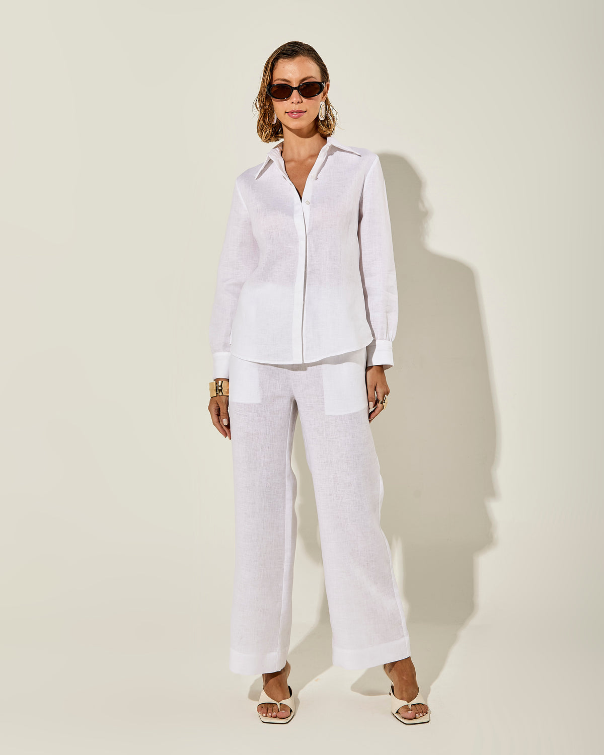 CAMISA AMALFI LINHO BRANCO