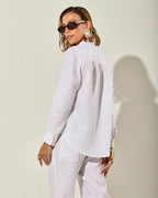 CAMISA AMALFI LINHO BRANCO