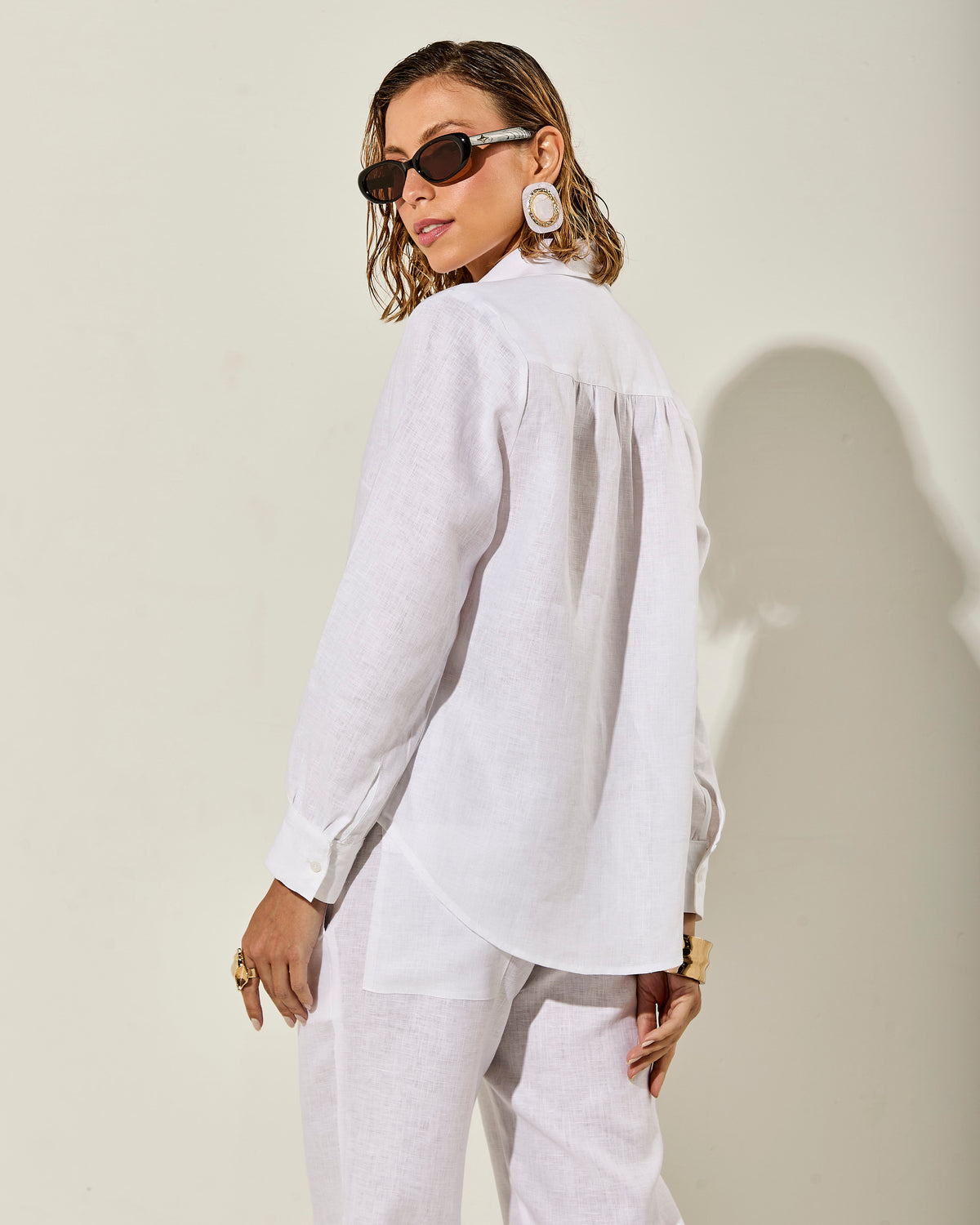 CAMISA AMALFI LINHO BRANCO