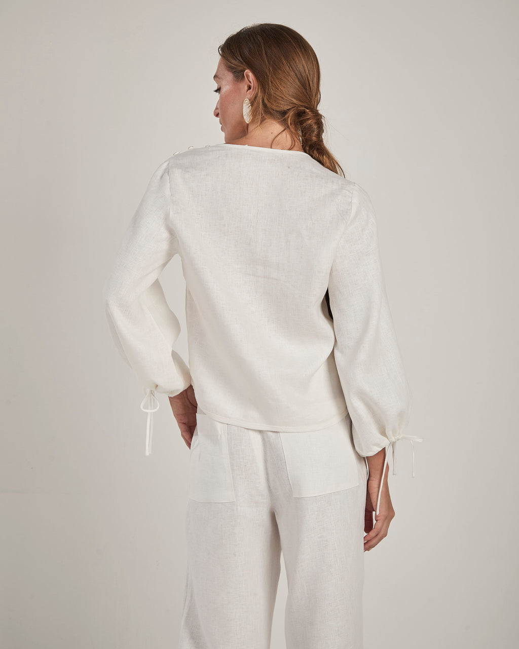 CALÇA SORRENTO LINHO BRANCO