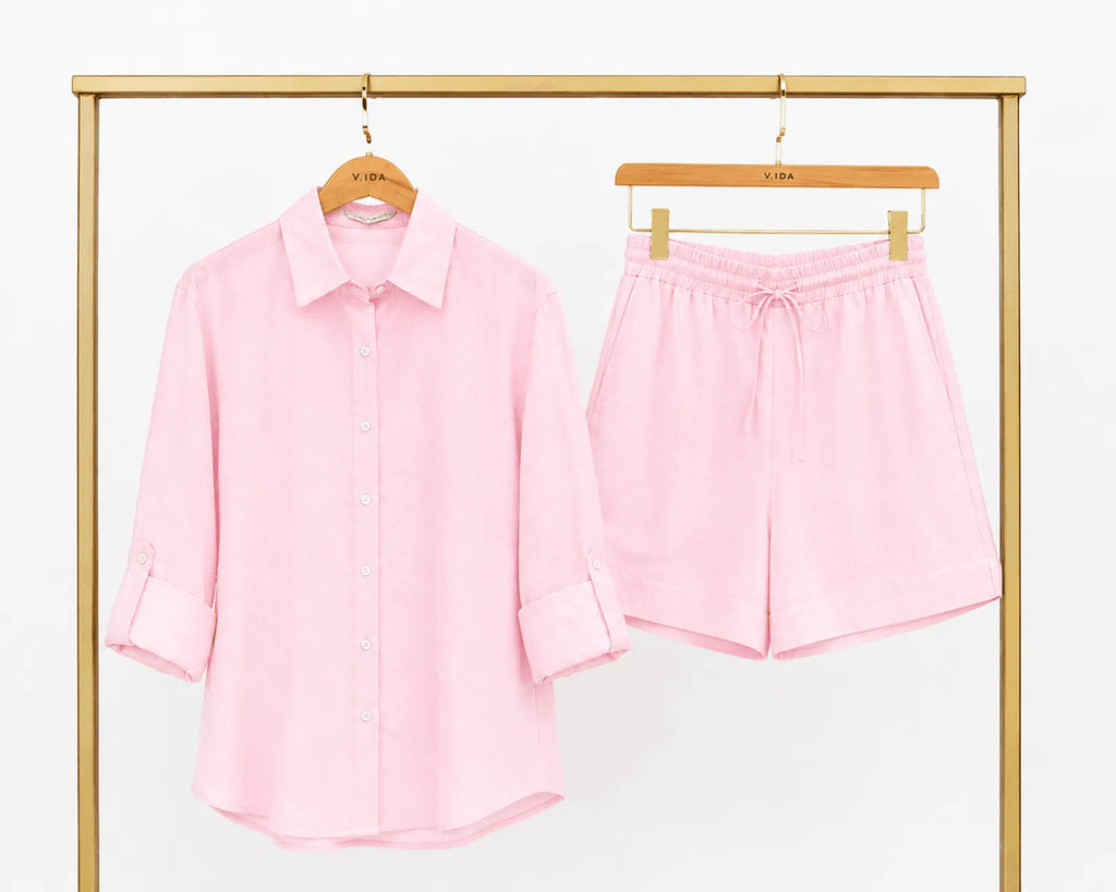 CAMISA POSITANO ROSA GIZ