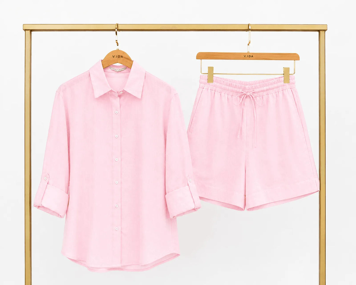 CAMISA POSITANO ROSA GIZ