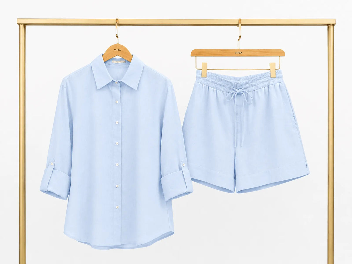 CAMISA POSITANO AZUL SERENO