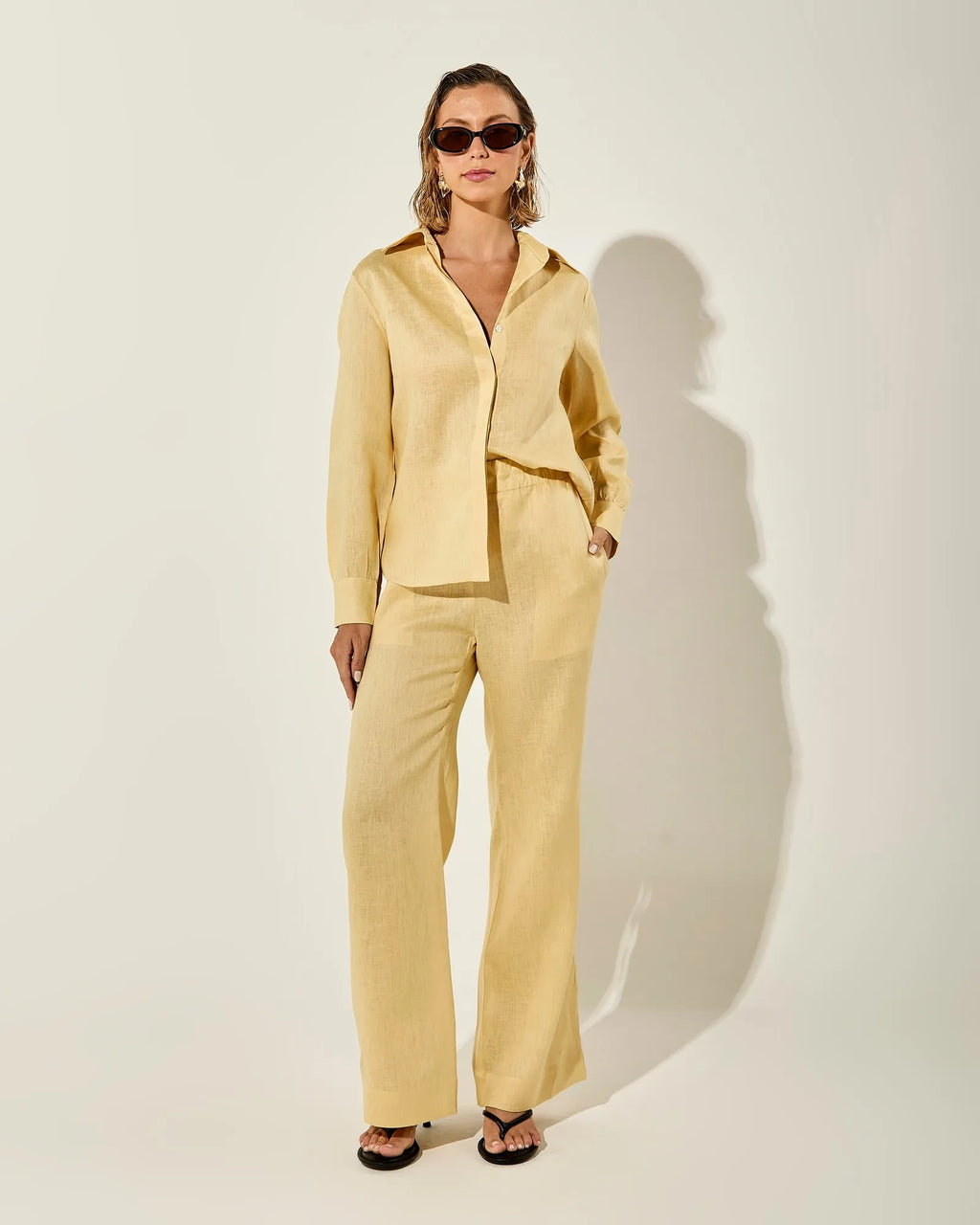 CAMISA AMALFI LINHO GOLD