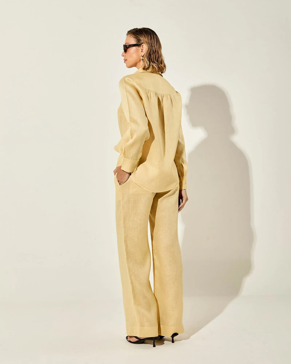 CAMISA AMALFI LINHO GOLD